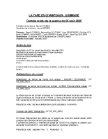 CR DU 5 AOUT 2025
