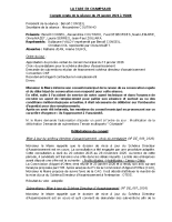 CR du 29 janvier 2026